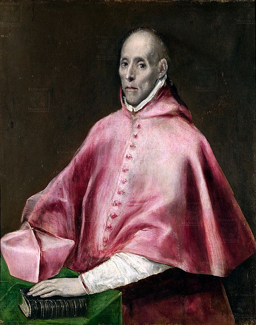 Portrait of Cardinal Tavera, 1609, Le Greco