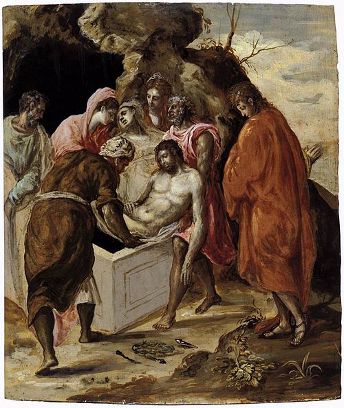 Mise au tombeau du Christ, 1570, Le Greco