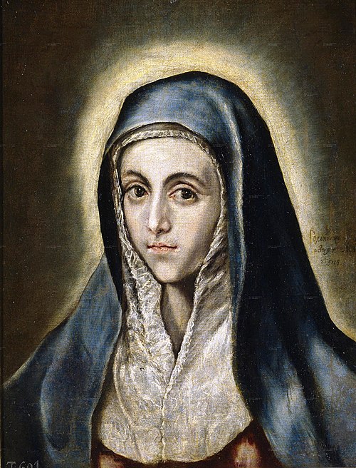 Mater dolorosa, 1595, El Greco
