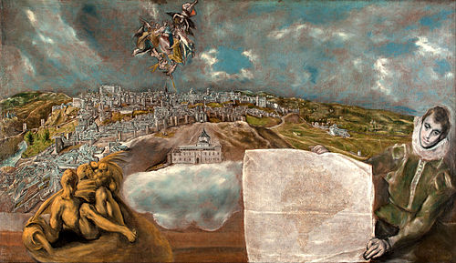 Vue et plan de Tolède, 1610, Le Greco