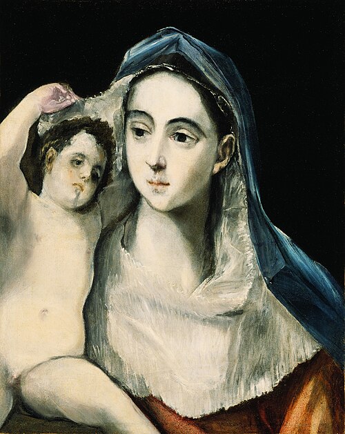 Madonna and Child, 1590, El Greco