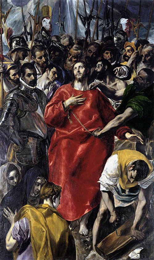The Disrobing of Christ. Contini Bonacossi Collection, 1578, El Greco