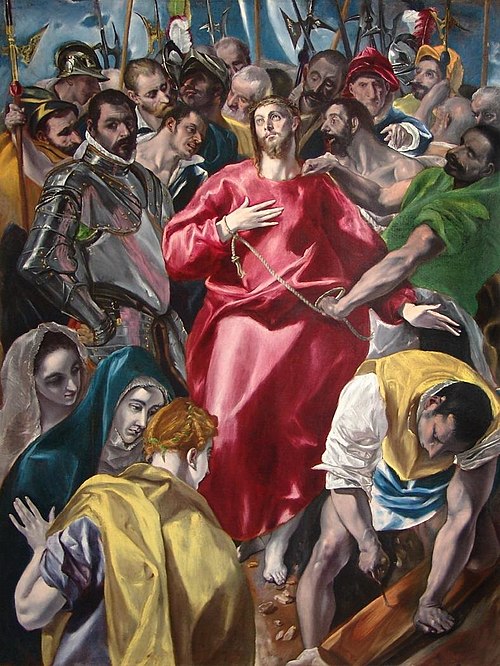Disrobing of Jesus, 1580, Le Greco