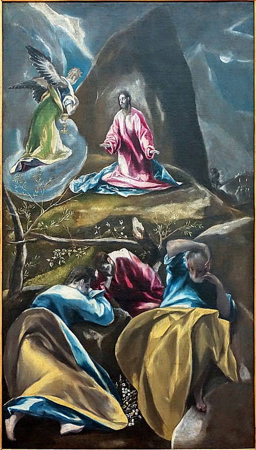 Agony in the Garden, 1605, El Greco