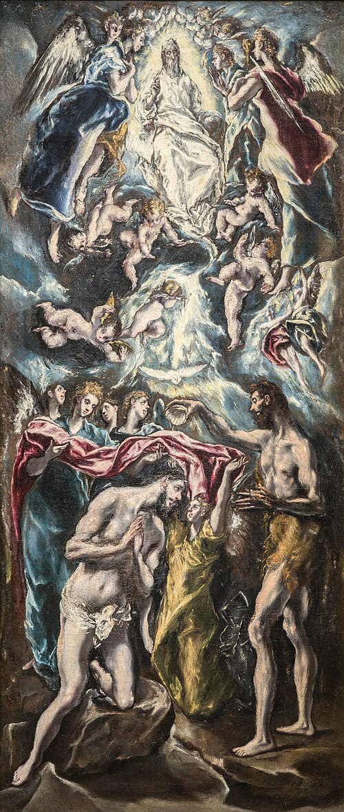 Le Baptème du Christ, 1598, Le Greco