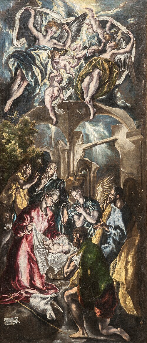 L’Adoration des bergers, 1600, Le Greco