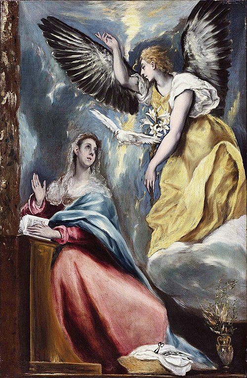 The Annunciation, 1600, Le Greco