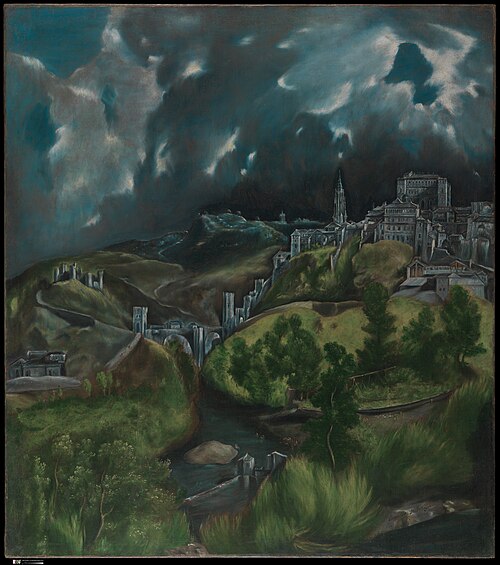 View of Toledo, 1596, El Greco