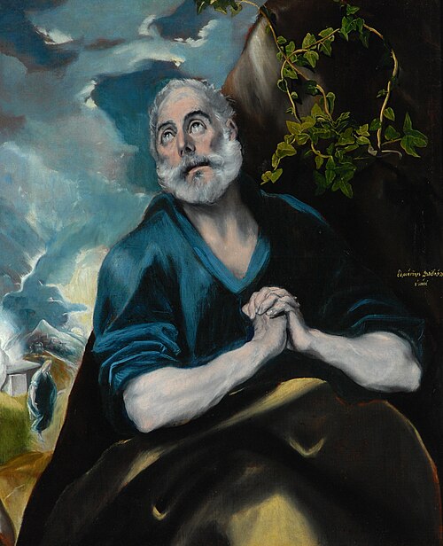 The Tears of Saint Peter, 1585, El Greco