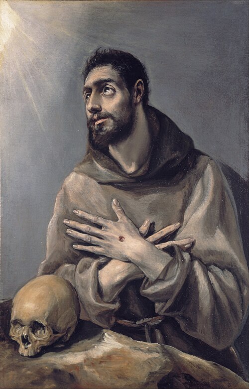 Saint Francis in ecstasy, 1578, Le Greco