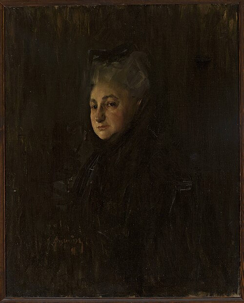 Portrait of Teresa Silberstein née Cohn, 1899, Konrad Krzyżanowski