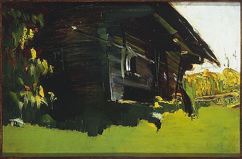 View from Istebna II. Cottage, 1906, Konrad Krzyżanowski
