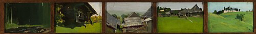 View from Istebna I–V, 1906, Konrad Krzyżanowski