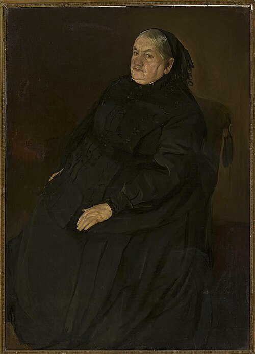 Portrait of Izabela Buttowt-Andrzeykowicz, 1908, Konrad Krzyżanowski