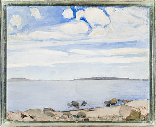 Landscape in Finland, 1908, Konrad Krzyżanowski