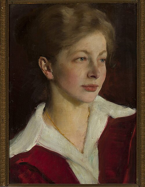 Portrait of Halina Pruska, 1920, Konrad Krzyżanowski
