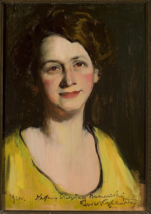 Portrait of Władysława Bucewińska, 1921, Konrad Krzyżanowski