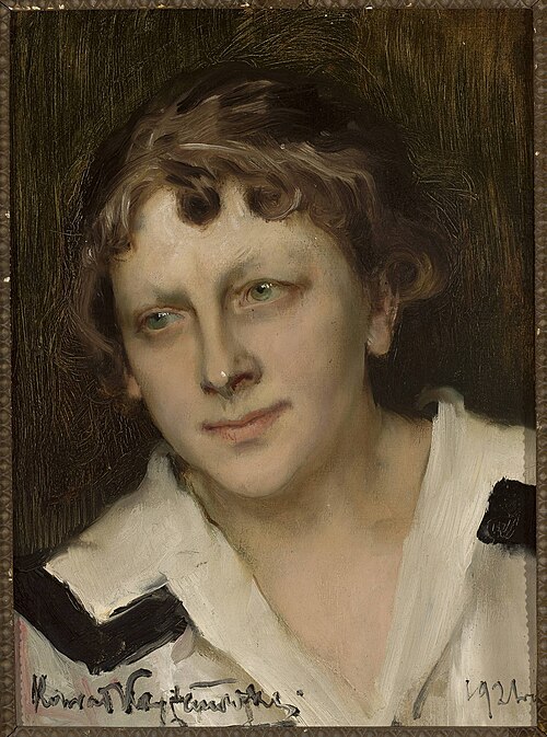 Portrait of Zofia Lewenstern née Taczanowska, 1921, Konrad Krzyżanowski