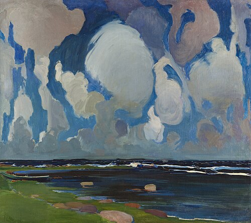 Clouds in Finland, 1908, Konrad Krzyżanowski