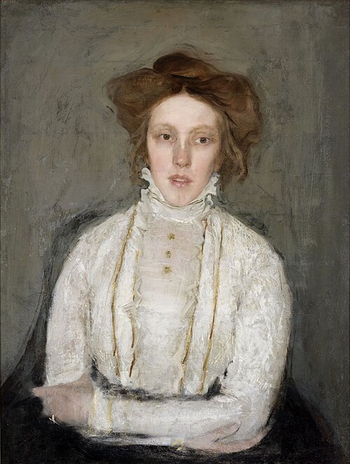 Portrait of Jadwiga Gaszczyńska, 1907, Konrad Krzyżanowski