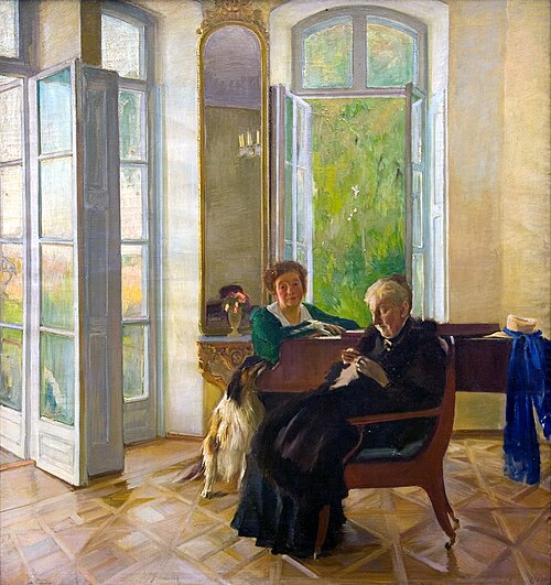 Portrait of artist's wife and mother-in-law, 1913, Konrad Krzyżanowski