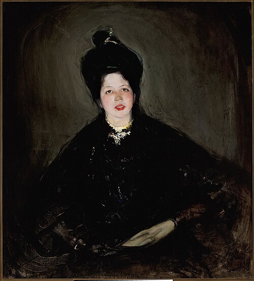 Portrait of Alina Glassowa née Bondy., 1903, Konrad Krzyżanowski