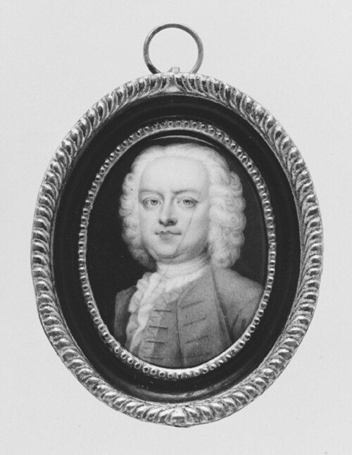 Portrait d'homme, 1730, Noah Seaman