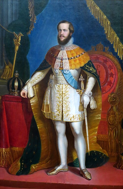 Portrait of Pedro II, Emperor of Brazil, 1909, Antônio de Souza Lobo
