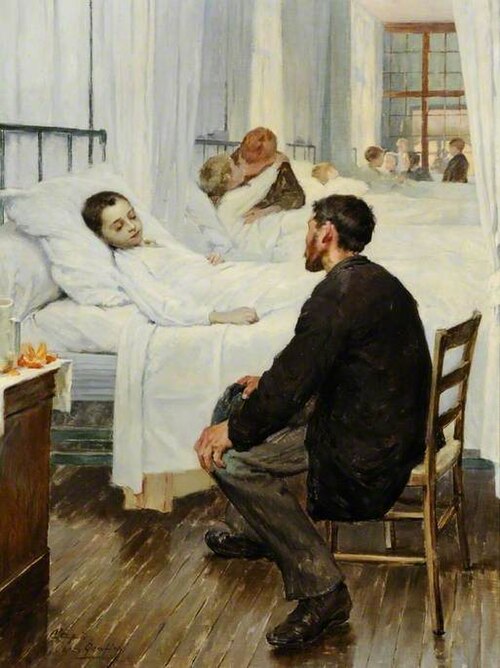 Visiting Day, , Henri Jules Jean Geoffroy