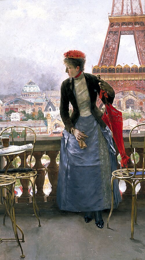 Femme à l'Exposition universelle de Paris, 1889, Luis Jiménez Aranda