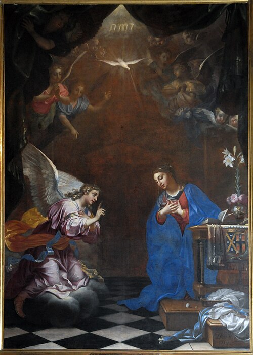 L'Annonciation, 1659, Daniel Hallé