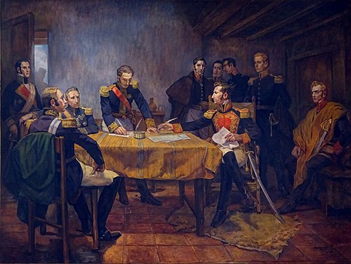 La capitulación de Ayacucho, 1924, Daniel Hernández