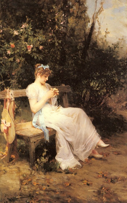 Leisure Moments, 1885, Daniel Hernández