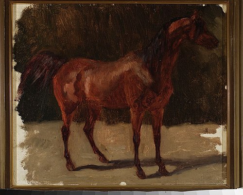 Study of a horse, , Henryk Rodakowski