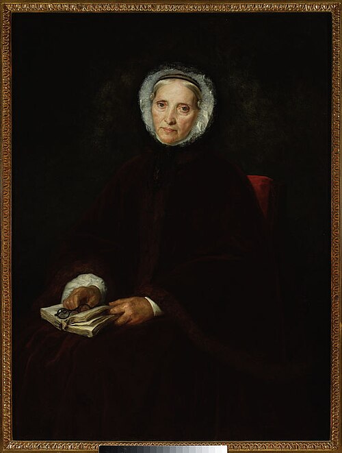 Portrait of Babetta Singer, artist’s aunt, 1863, Henryk Rodakowski