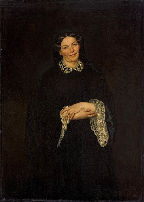 Portrait of mother, 1853, Henryk Rodakowski