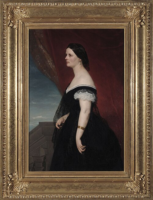 Portrait de l'épouse de l'artiste., 1865, Henryk Rodakowski