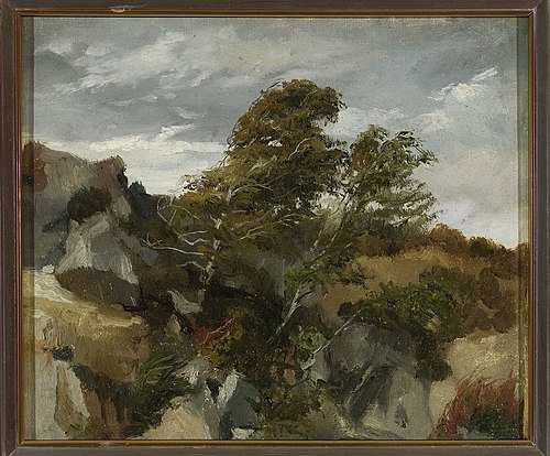 Paysage de Bortniki sur Dniestr., 1878, Henryk Rodakowski