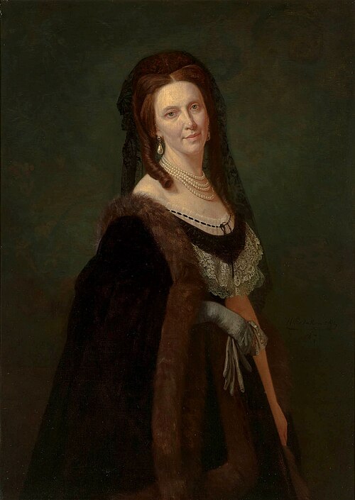 Portrait of Zofia Dzieduszycka, 1874, Henryk Rodakowski
