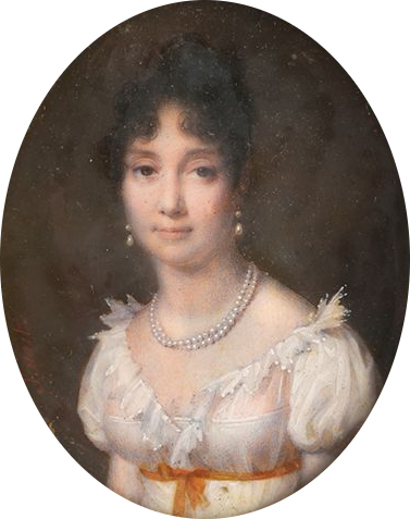 Portrait de la duchesse de Montmorency (1774-1846), 1850, Daniel Saint