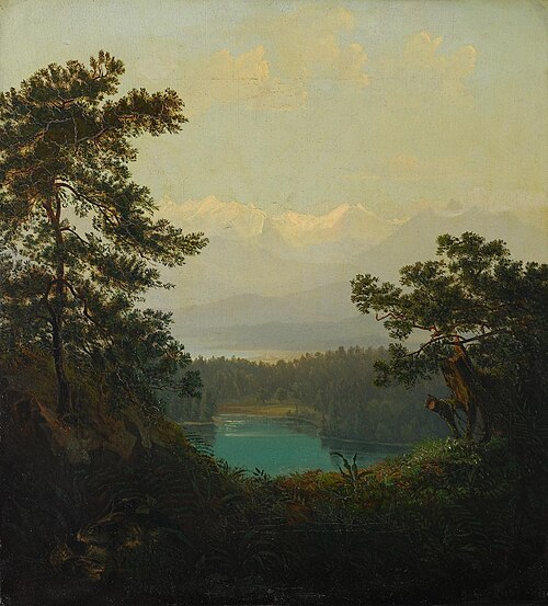 Der Türlersee, 1869, Julius Rieter