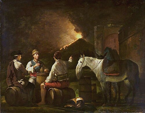 Les buveurs de vin., 1786, Martin Ferdinand Quadal