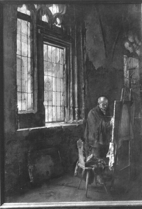Im Kreuzgang, 1912, Anton Laupheimer