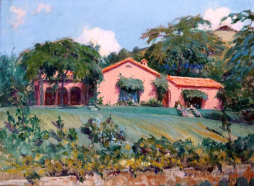 Mrs. Myrtle Shuman Carson's House, Manoa Residence, 1931, David Howard Hitchcock