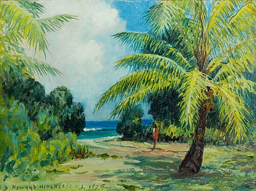 At Lanikai, 1938, David Howard Hitchcock