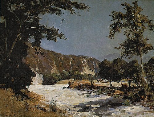 Dry Arroyo, California, 1910, David Howard Hitchcock