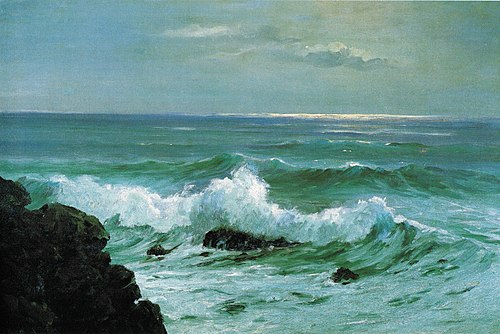 Seascape Waves, 1911, D. Howard Hitchcock