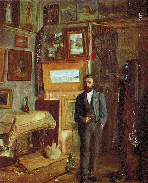 Self Portrait in Studio, 2000, D. Howard Hitchcock