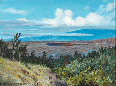 A View of Halemaumau Crater, 1939, D. Howard Hitchcock