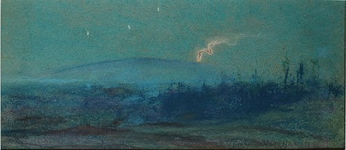 Kilauea Eruption by Night, , D. Howard Hitchcock